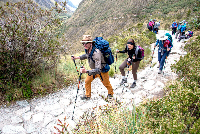 Breathtaking sunrise view from high mountain pass