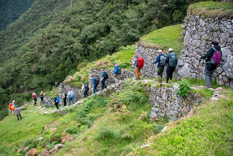 Ancient Incan stone terraces