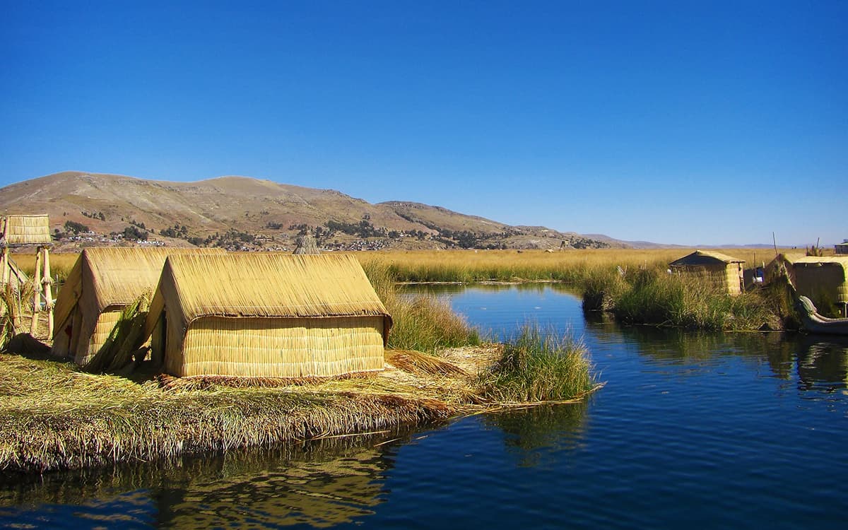 Titicaca Lake in Perú