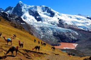 Montaña Ausangate en Perú