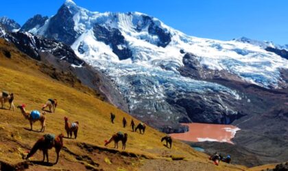 Montaña Ausangate en Perú