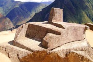 Intihuatana in Machu Picchu