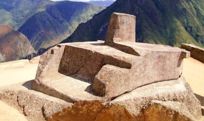 Intihuatana in Machu Picchu