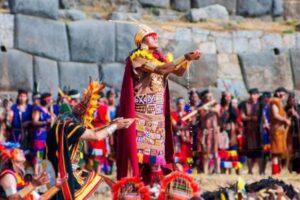 The Festival of the Sun in Cusco, Peru (Inti Raymi) of the Incas.