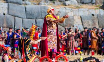 The Festival of the Sun in Cusco, Peru (Inti Raymi) of the Incas.