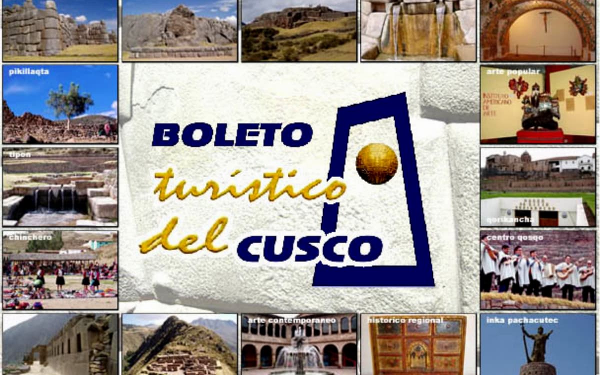 Boleto Turístico Cusco Perú