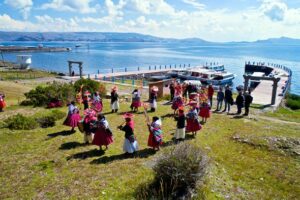 Amantani Island in Lake Titicaca