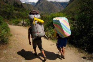 Porteadores del Camino Inca