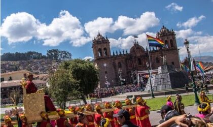 A Festa do Sol em Cusco, Peru (Inti Raymi) dos Incas.