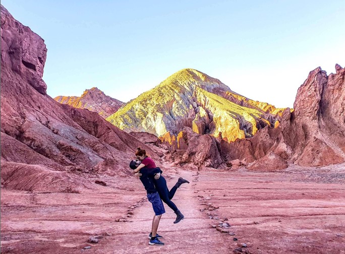 Arco Iris Valley in San Pedro de Atacama, Chile.